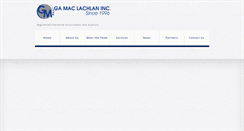 Desktop Screenshot of maclachlan.co.za
